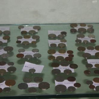 Rare coins in the Arobinda sangrahalay_